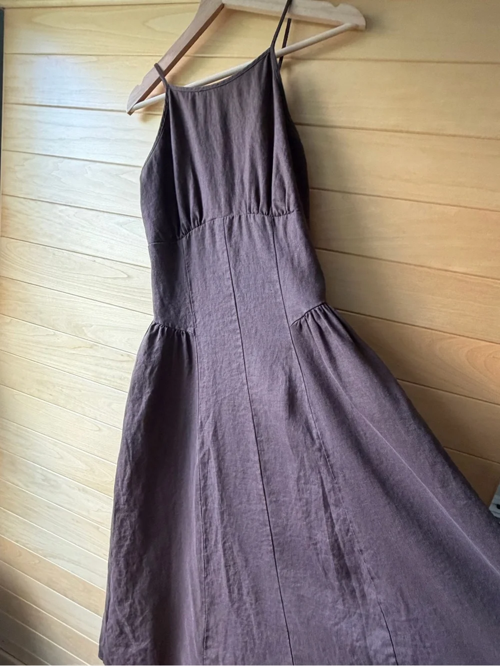 Abercrombie & Fitch - 100% Linen Midi Dress